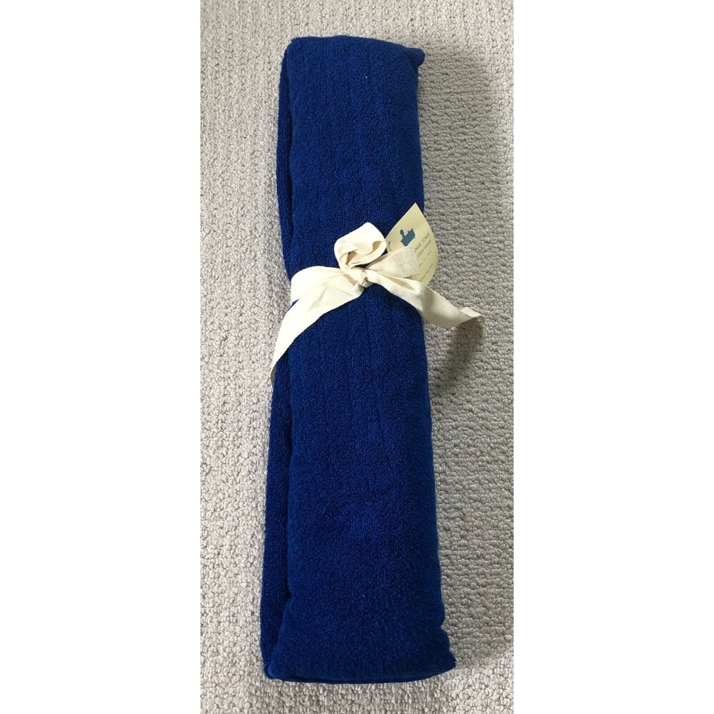 Pottery Barn Kids Chaise Lounge Towel Royal Blue Pool Beach NEW